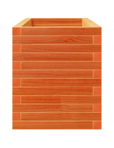 Fioriera Giardino Marrone Cera 90x40x49,5cm Legno Massello Pino 2