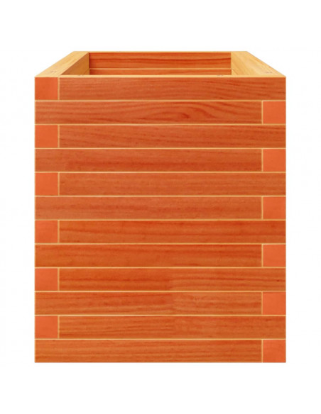 Fioriera Giardino Marrone Cera 90x40x49,5cm Legno Massello Pino