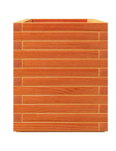 Fioriera Giardino Marrone Cera 90x40x49,5cm Legno Massello Pino 2