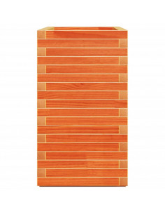 Fioriera Giardino Marrone Cera 90x40x72 cm Legno Massello Pino