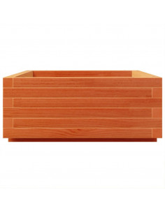 Fioriera Giardino Marrone Cera 90x60x26,5cm Legno Massello Pino 2
