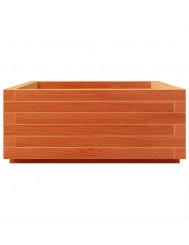 Fioriera Giardino Marrone Cera 90x60x26,5cm Legno Massello Pino