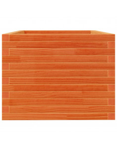 Fioriera Giardino Marrone Cera 90x60x45,5cm Legno Massello Pino 2