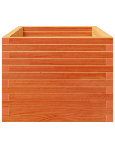 Fioriera Giardino Marrone Cera 90x60x49,5cm Legno Massello Pino