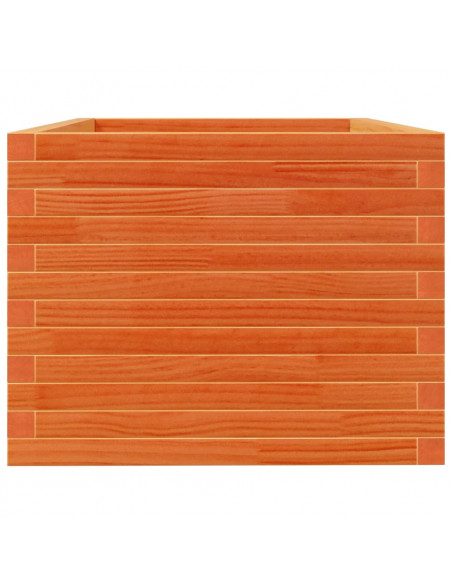 Fioriera Giardino Marrone Cera 90x60x49,5cm Legno Massello Pino