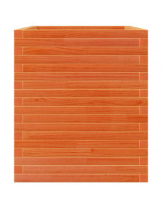 Fioriera Giardino Marrone Cera 90x60x68,5cm Legno Massello Pino 2