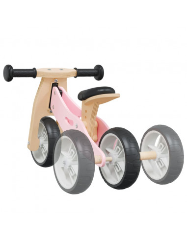 Bicicletta Senza Pedali per Bambini 2 in 1 Rosa