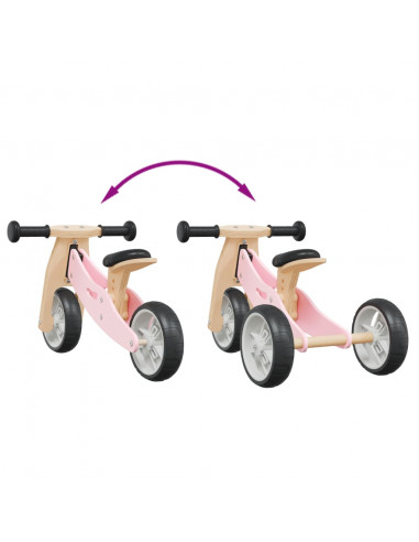 Bicicletta Senza Pedali per Bambini 2 in 1 Rosa