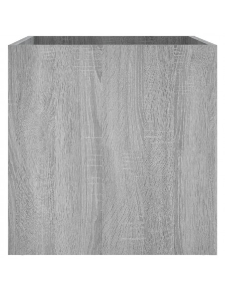 Fioriera Grigio Sonoma 40x40x40 cm in Legno Multistrato