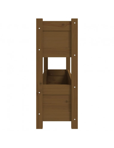 Fioriera Miele 112x25x66 cm in Legno Massello di Pino