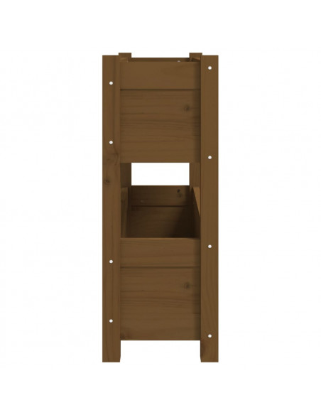 Fioriera Miele 77x25x66 cm in Legno Massello di Pino