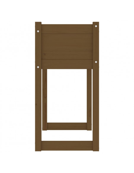 Fioriera Miele 78x40x81 cm in Legno Massello di Pino