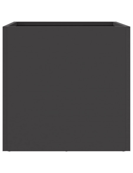 Fioriera Nera 32x30x29 cm in Acciaio