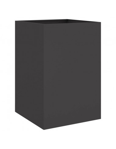 Fioriera Nera 52x48x75 cm in Acciaio Laminato a Freddo