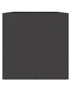 Fioriera Nera 62x30x29 cm in Acciaio Laminato a Freddo 2