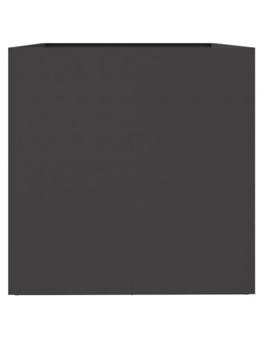 Fioriera Nera 62x40x39 cm in Acciaio Laminato a Freddo