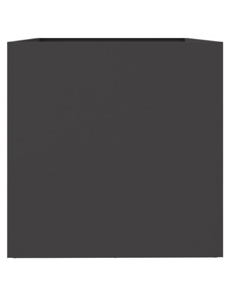 Fioriera Nera 62x40x39 cm in Acciaio Laminato a Freddo
