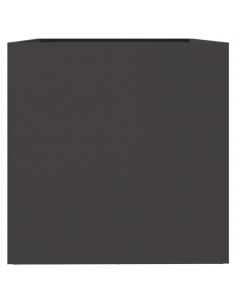 Fioriera Nera 62x47x46 cm in Acciaio Laminato a Freddo 2