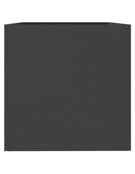 Fioriera Nera 62x47x46 cm in Acciaio Laminato a Freddo