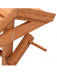 Fioriera Pozzo dei Desideri 40x40x84 cm in Legno di Abete 2