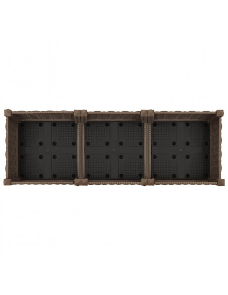 Fioriera Rialzata 120x40x23 cm in Polipropilene
