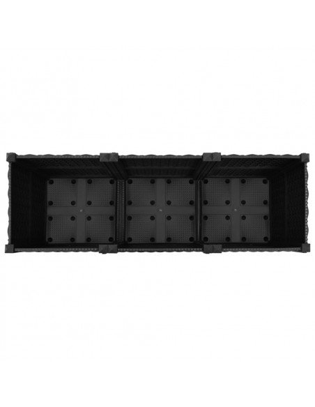 Fioriera Rialzata 120x40x38 cm in Polipropilene
