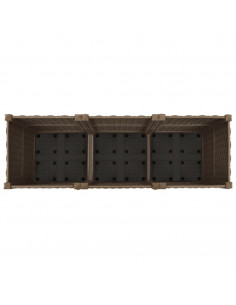 Fioriera Rialzata 120x40x38 cm in Polipropilene 2