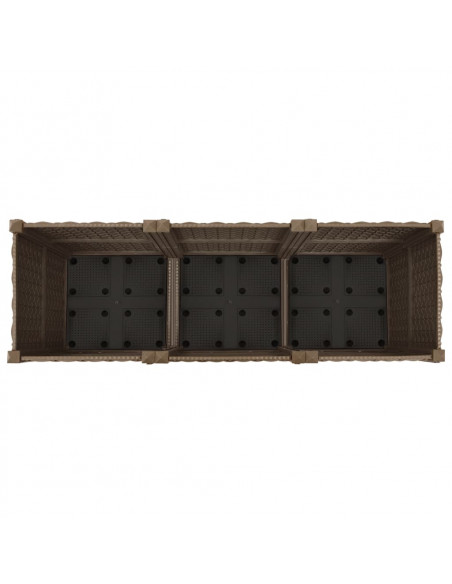 Fioriera Rialzata 120x40x38 cm in Polipropilene