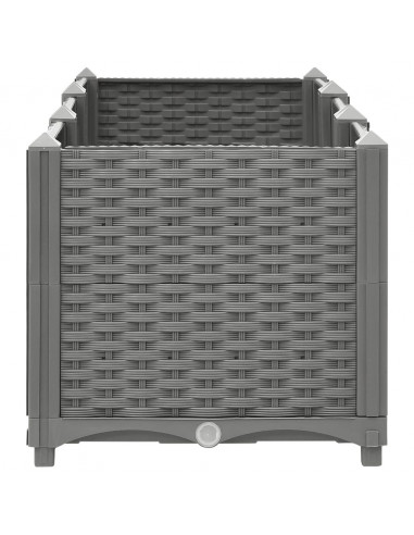 Fioriera Rialzata 120x40x38 cm in Polipropilene