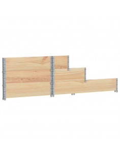 Fioriera Rialzata 3 Livelli 120x80 cm Legno Massello di Pino 2