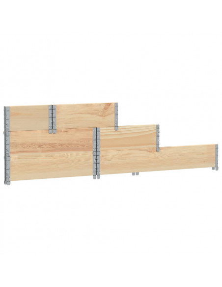 Fioriera Rialzata 3 Livelli 120x80 cm Legno Massello di Pino