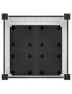 Fioriera Rialzata 40x40x23 cm in Polipropilene 2