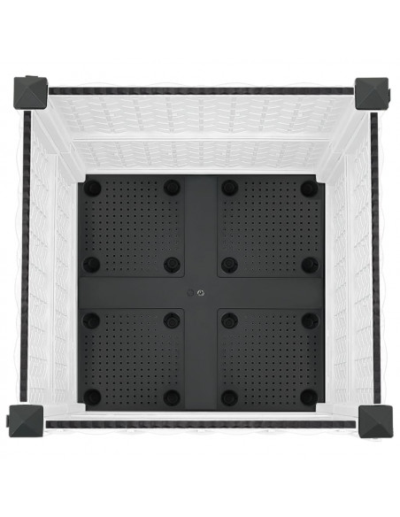 Fioriera Rialzata 40x40x38 cm in Polipropilene