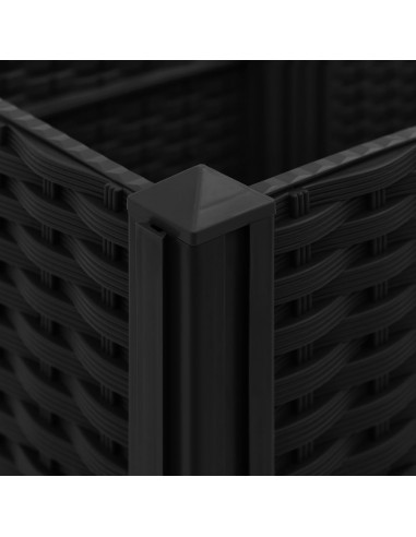 Fioriera Rialzata 40x40x38 cm in Polipropilene