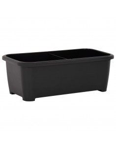 Fioriera Rialzata 77x38,7x82 cm in PP 2