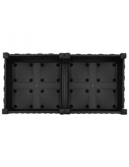 Fioriera Rialzata 80x40x23 cm in Polipropilene
