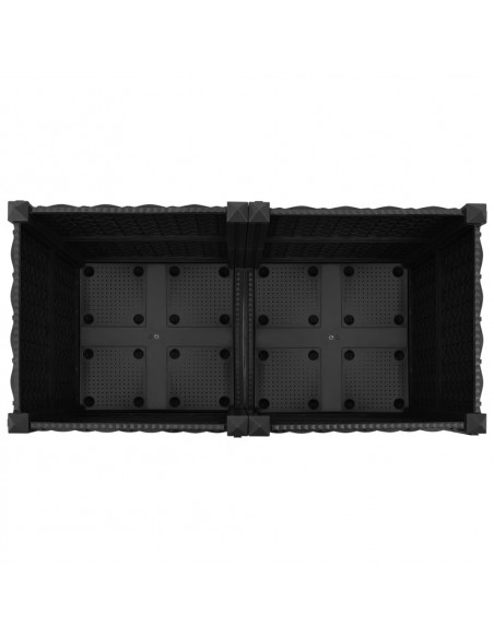 Fioriera Rialzata 80x40x38 cm in Polipropilene
