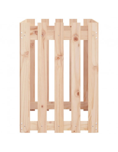 Fioriera Rialzata da Giardino a Recinzione 100x50x50 cm in Pino