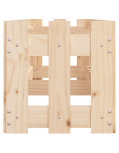 Fioriera Rialzata Giardino a Recinzione 200x30x30cm Legno Pino