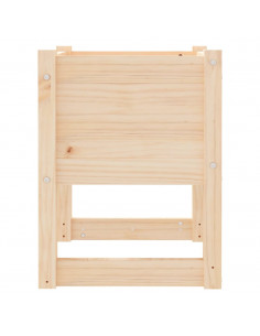 Fioriere 2 pz 40x40x52,5 cm in Legno Massello di Pino