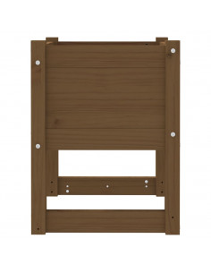 Fioriere 2 pz Miele 40x40x52,5 cm in Legno Massello di Pino 2