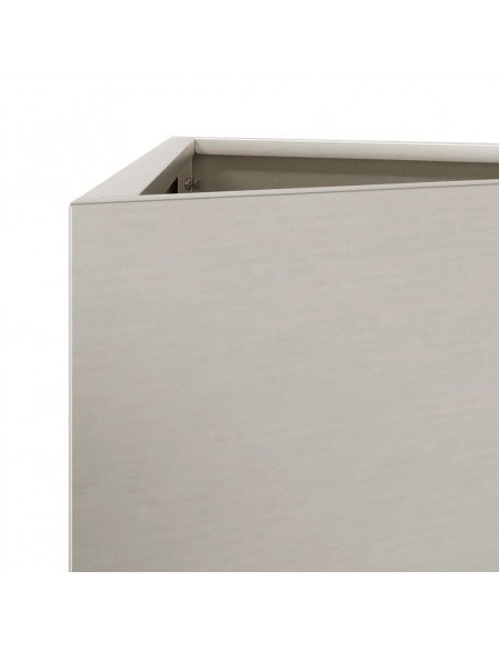 Fioriere 2 pz Triangolari 30x26x75 cm in Acciaio Corten