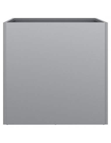 Fioriere 2pz Argento 42x40x39 cm in Acciaio Zincato