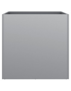 Fioriere 2pz Argento 49x47x46 cm in Acciaio Zincato 2