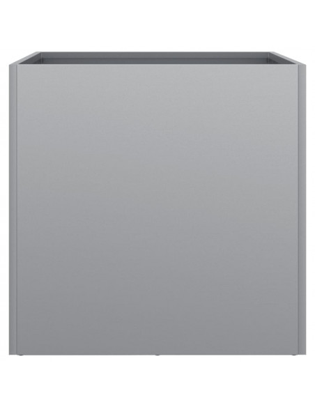 Fioriere 2pz Argento 49x47x46 cm in Acciaio Zincato