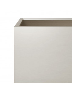 Fioriere da Giardino 2 pz 30x30x30 in Acciaio Corten