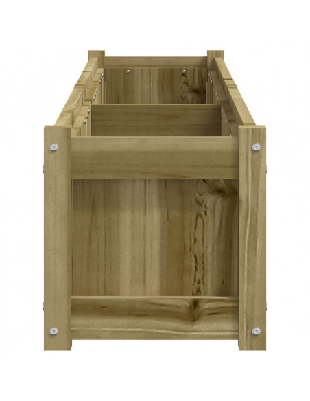 Fioriere da Giardino 2 pz in Legno di Pino Impregnato