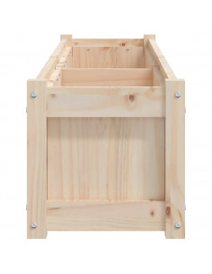 Fioriere da Giardino 2 pz in Legno Massello di Pino