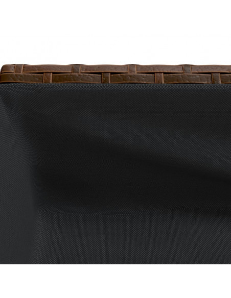 Fioriere Giardino con Ripiani 2pz Marroni 70x28x70cm Polyrattan