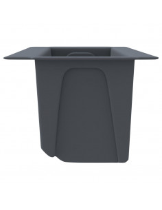 Fioriere per Europallet 12 pz Grigio 36x13,5x9,5 cm in PP 2